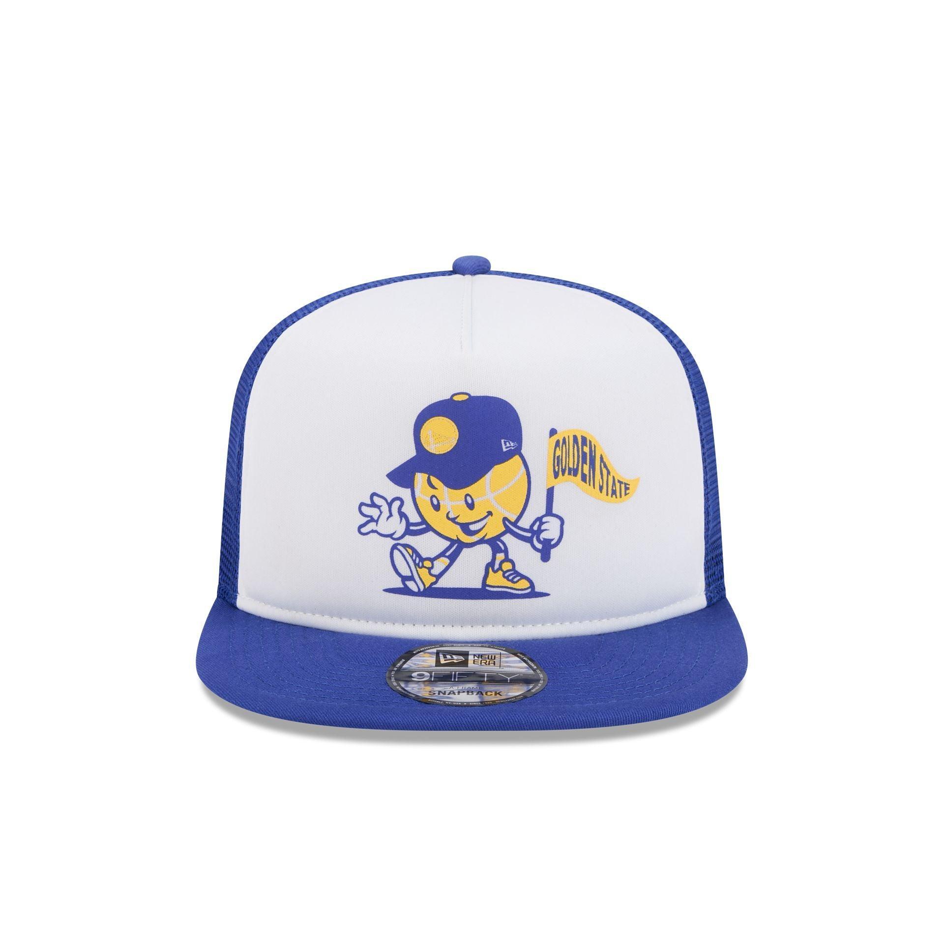 Golden State Warriors Court Sport 9FIFTY A-Frame Trucker Hat Male Product Image