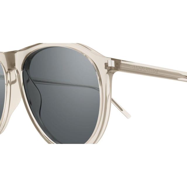 SAINT LAURENT Sl 667003 Beige Beige Silver Product Image