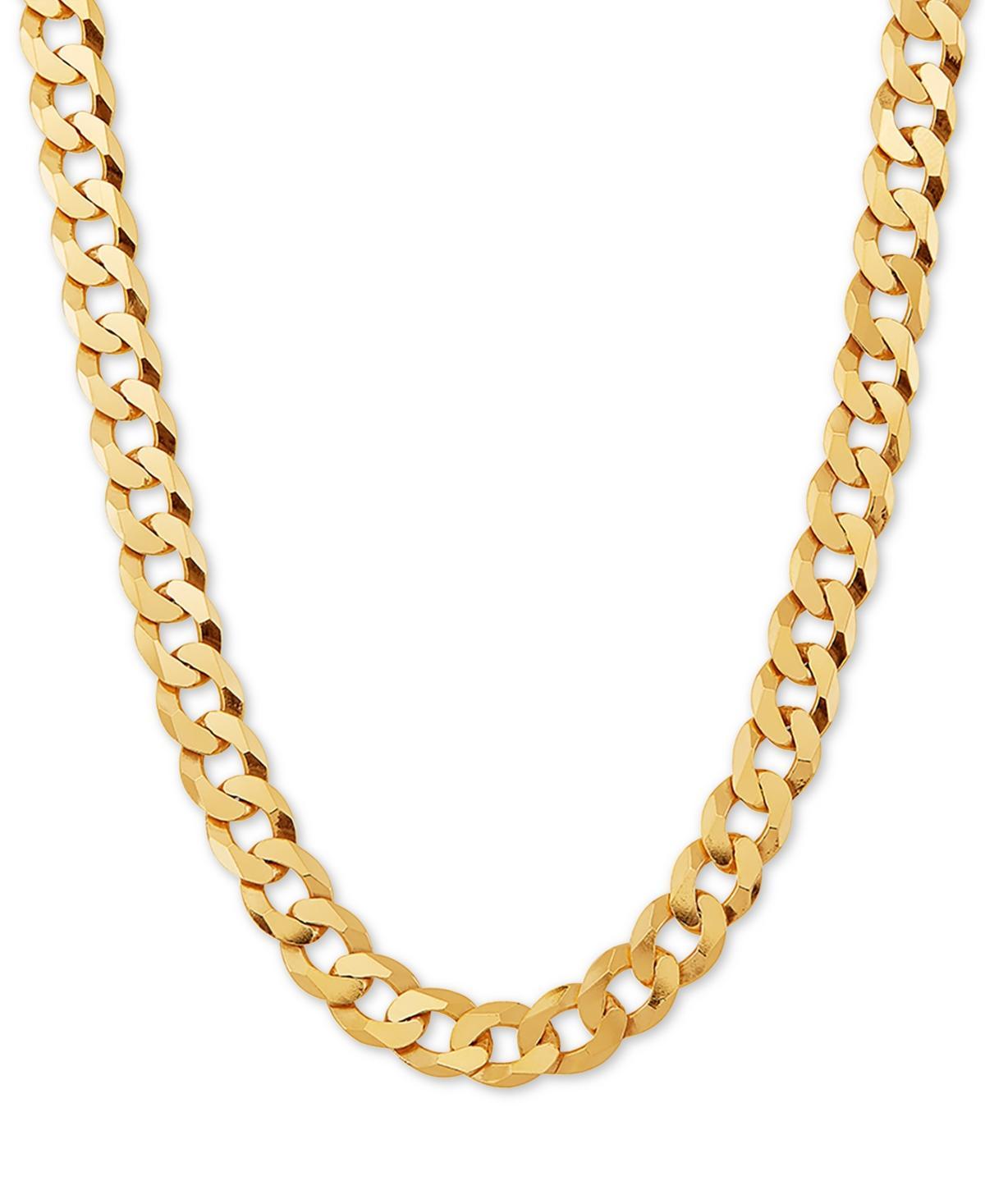 Curb Link 24 Chain Necklace in 18k Gold-Plated Sterling Silver Product Image