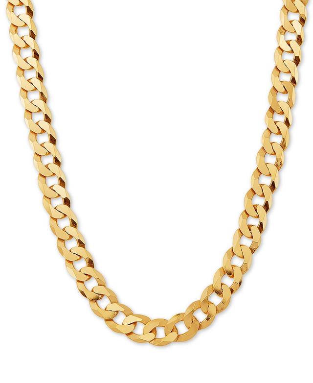 Curb Link 24 Chain Necklace in 18k Gold-Plated Sterling Silver Product Image