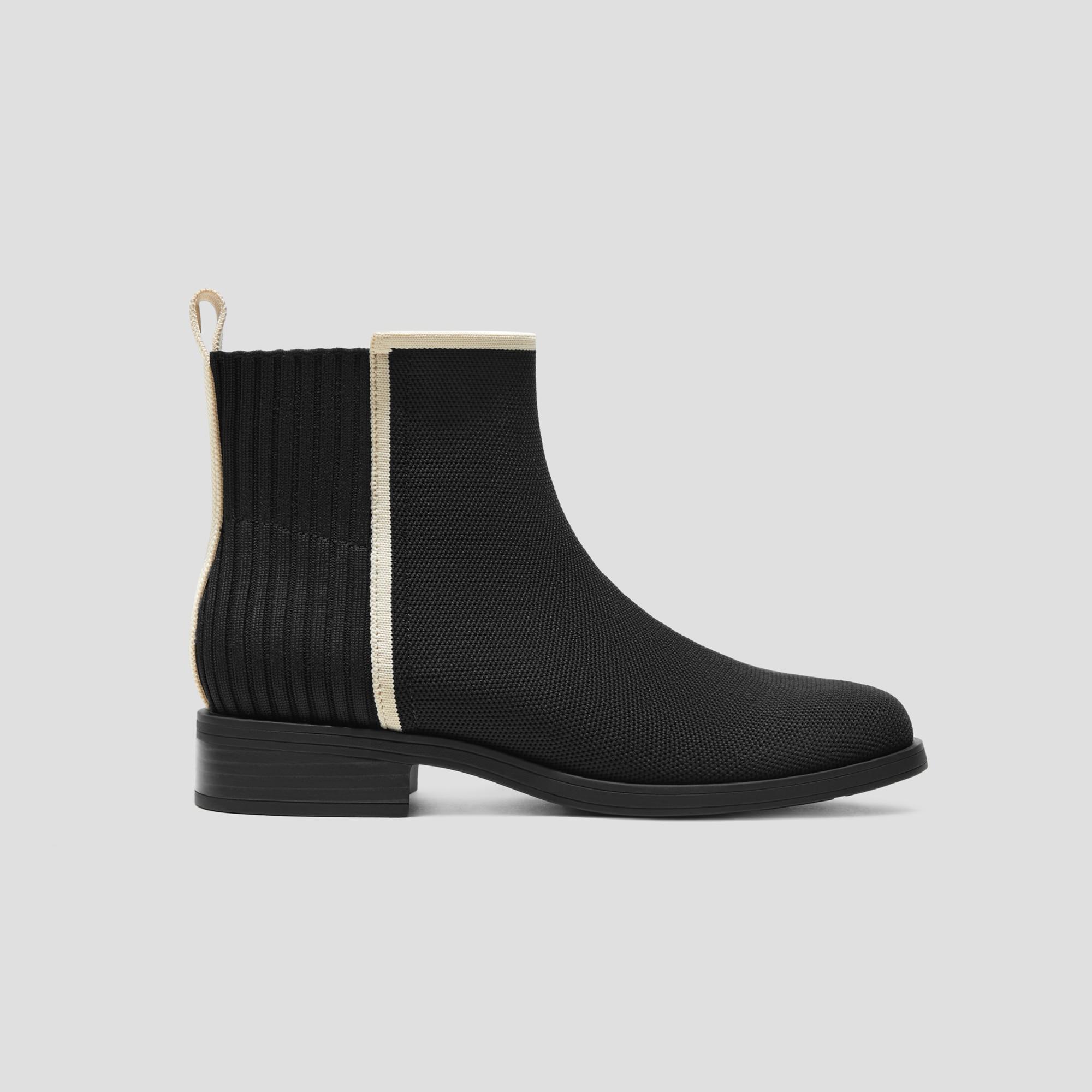 Square-Toe Ankle Chelsea Boots (Celina) Product Image