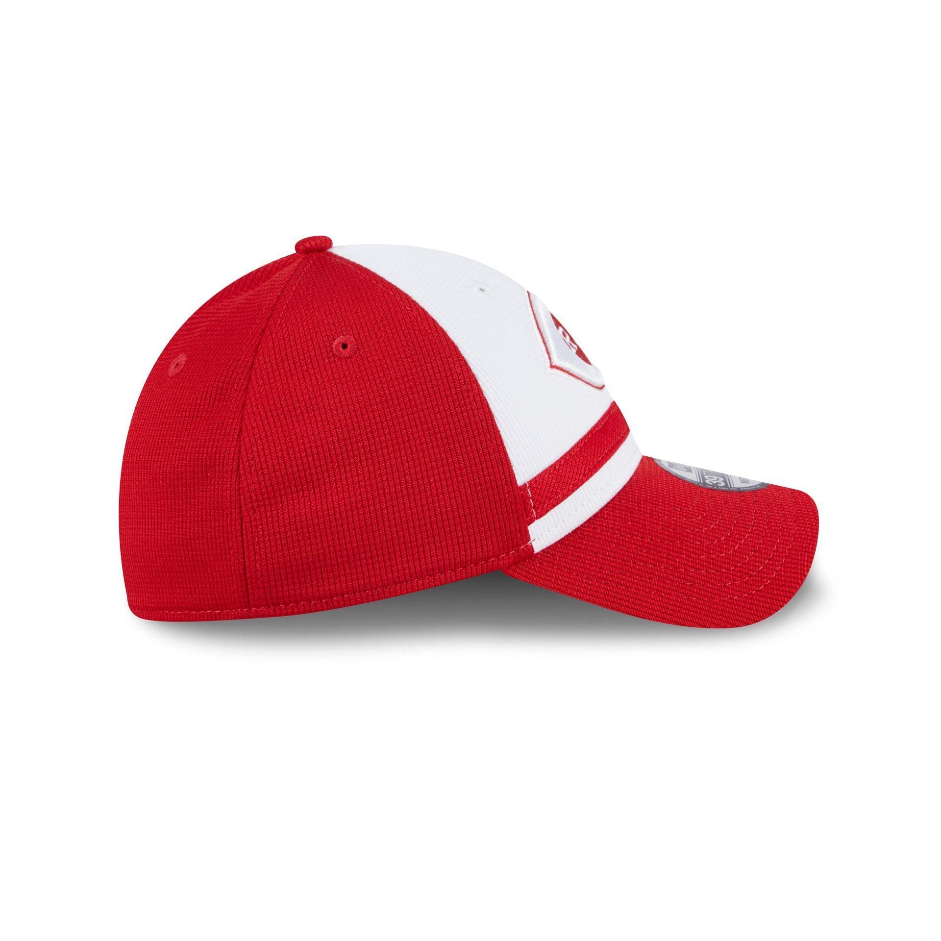 Cincinnati Reds 2024 Batting Practice 39THIRTY Stretch Fit Hat Male Product Image