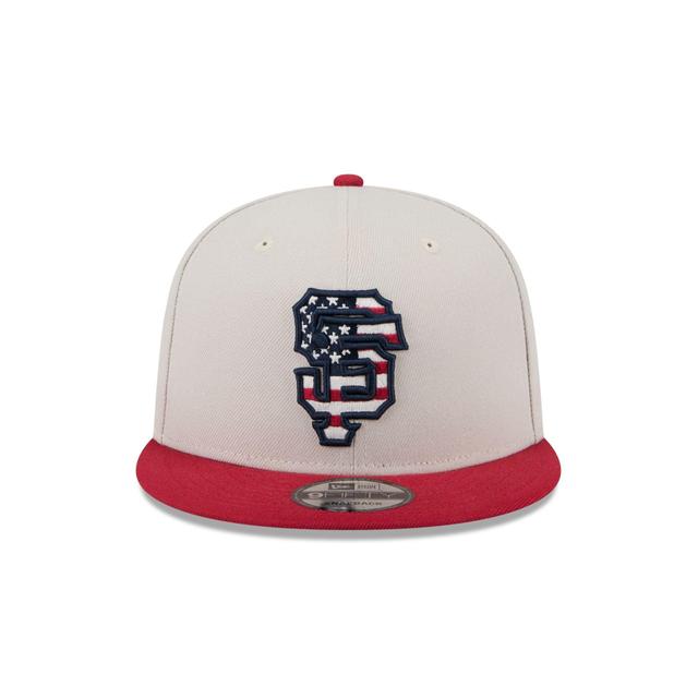 San Francisco Giants Independence Day 2024 9FIFTY Snapback Hat Male Product Image