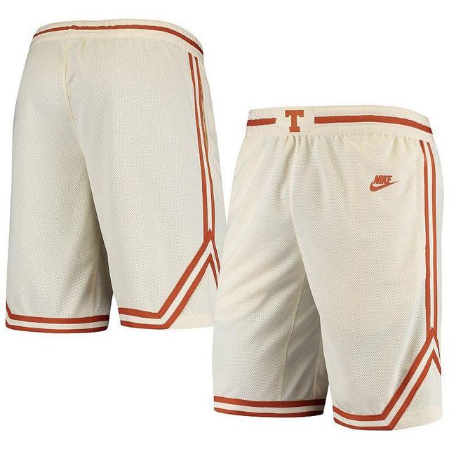 Mens Nike Cream Texas Longhorns Retro Replica Performance Basketball Shorts Product Image