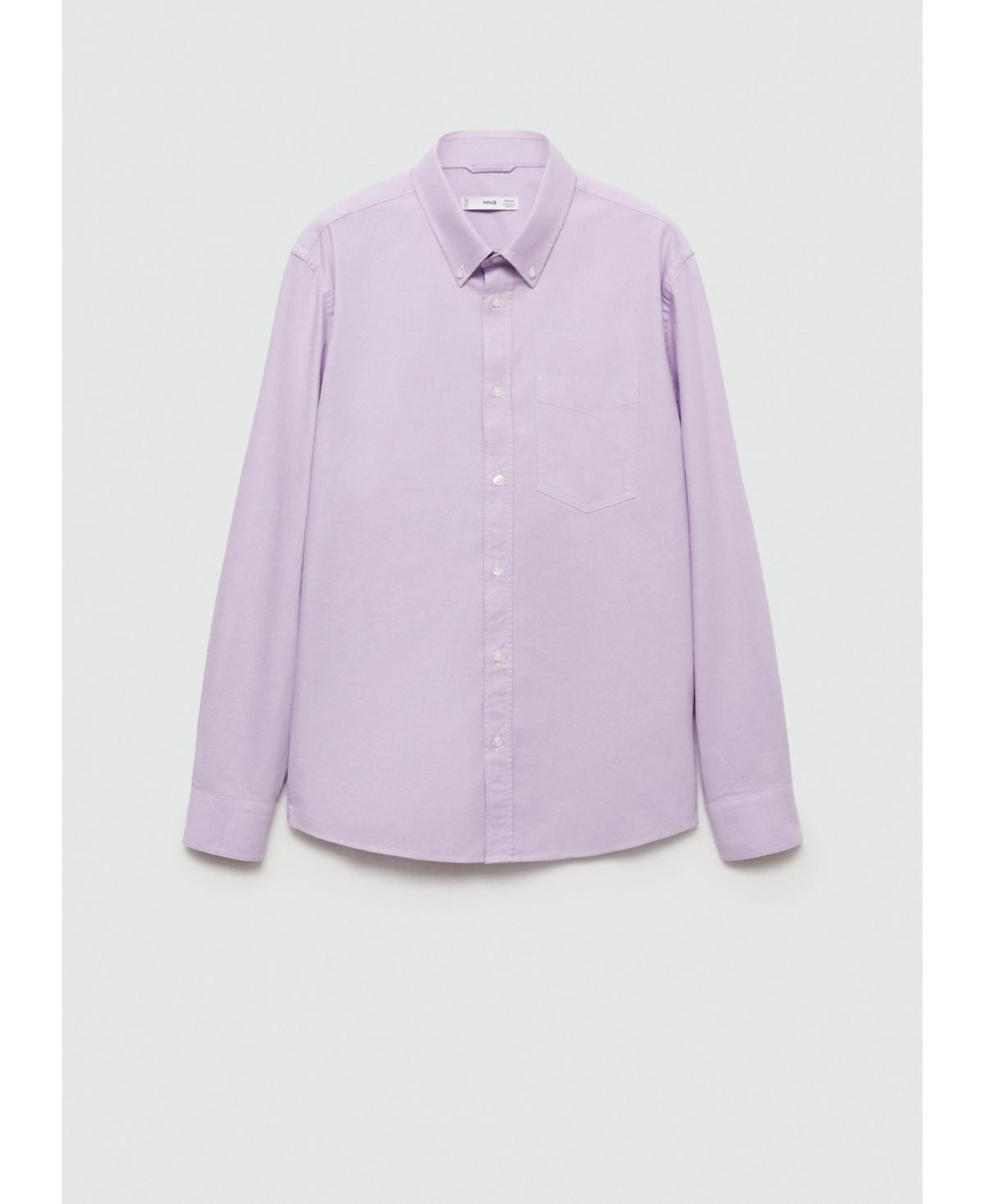 Mango Mens Oxford Cotton Shirt Product Image