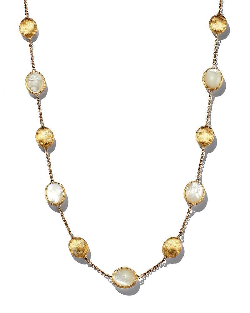 Marco Bicego 18K Yellow Gold Siviglia Mother Of Pearl Beaded Station Necklace, 16.5 - 150th Anniversary Exclusive Product Image