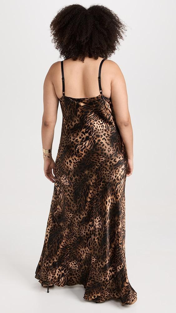 L'AGENCE Venice Cowl Lace NK Gown | Shopbop Product Image