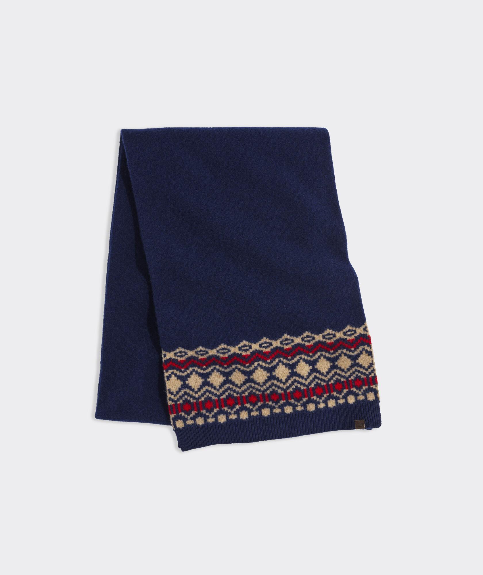 Men's Fair Isle Scarf Product Image