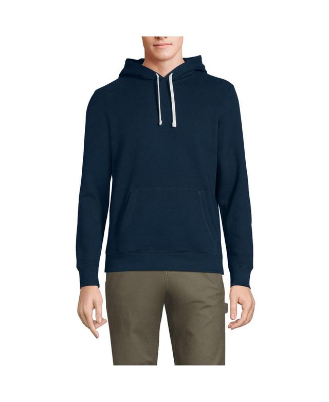 Mens Lands End Serious Sweaters Pullover Hoodie Radiant Blue Product Image