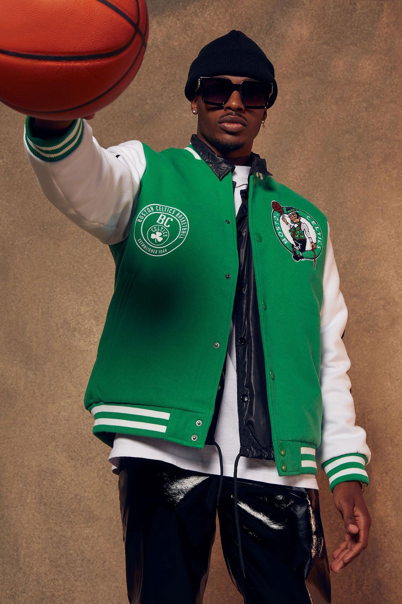 Boston Celtics Varsity Jacket - Green Product Image