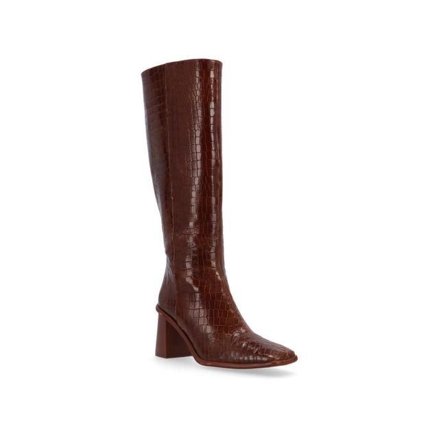 ALOHAS East Leather Knee High Croc Boot Product Image