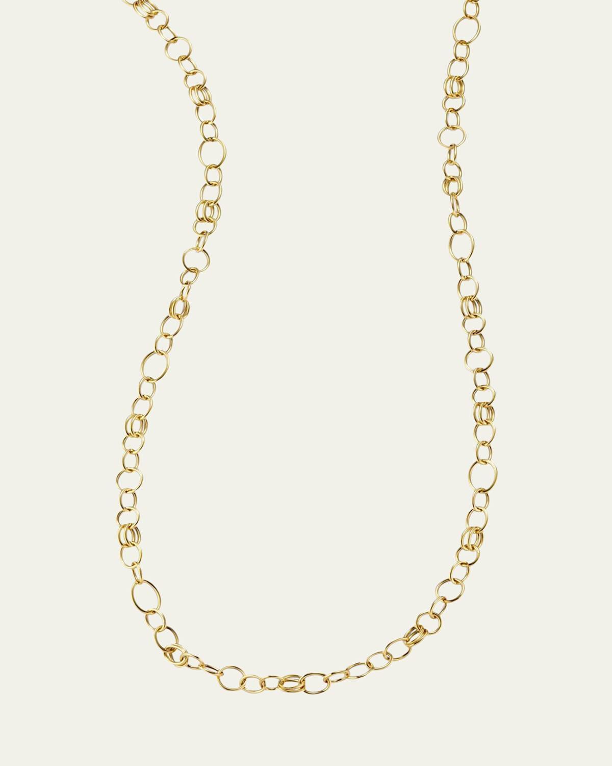 Womens Classico Long 18K Yellow Smooth Chain Necklace Product Image