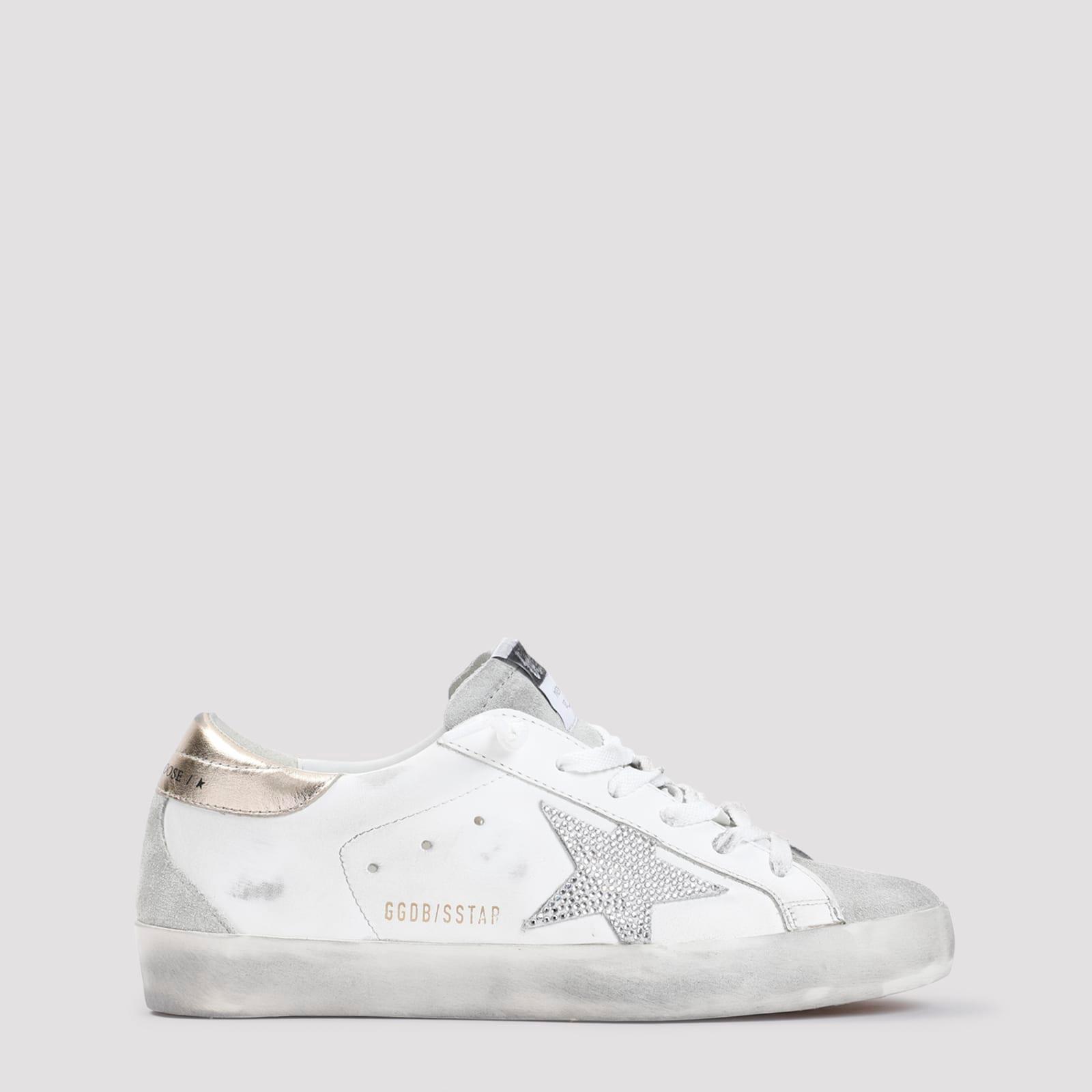 Cow Leather Sneakers 37 In White Product Image