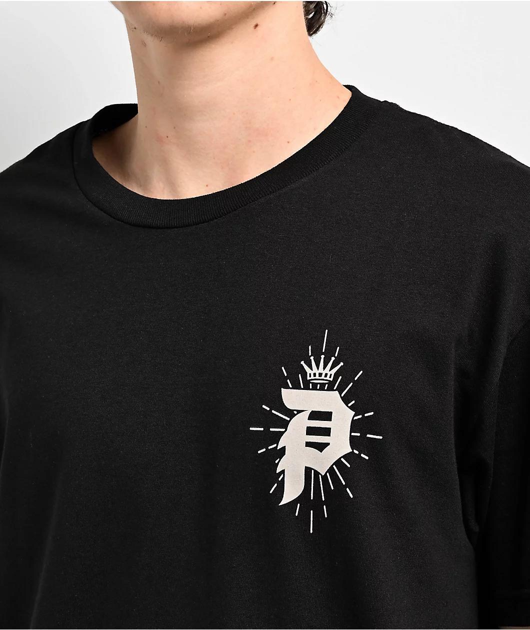 Primitive Blessed Black T-Shirt Product Image