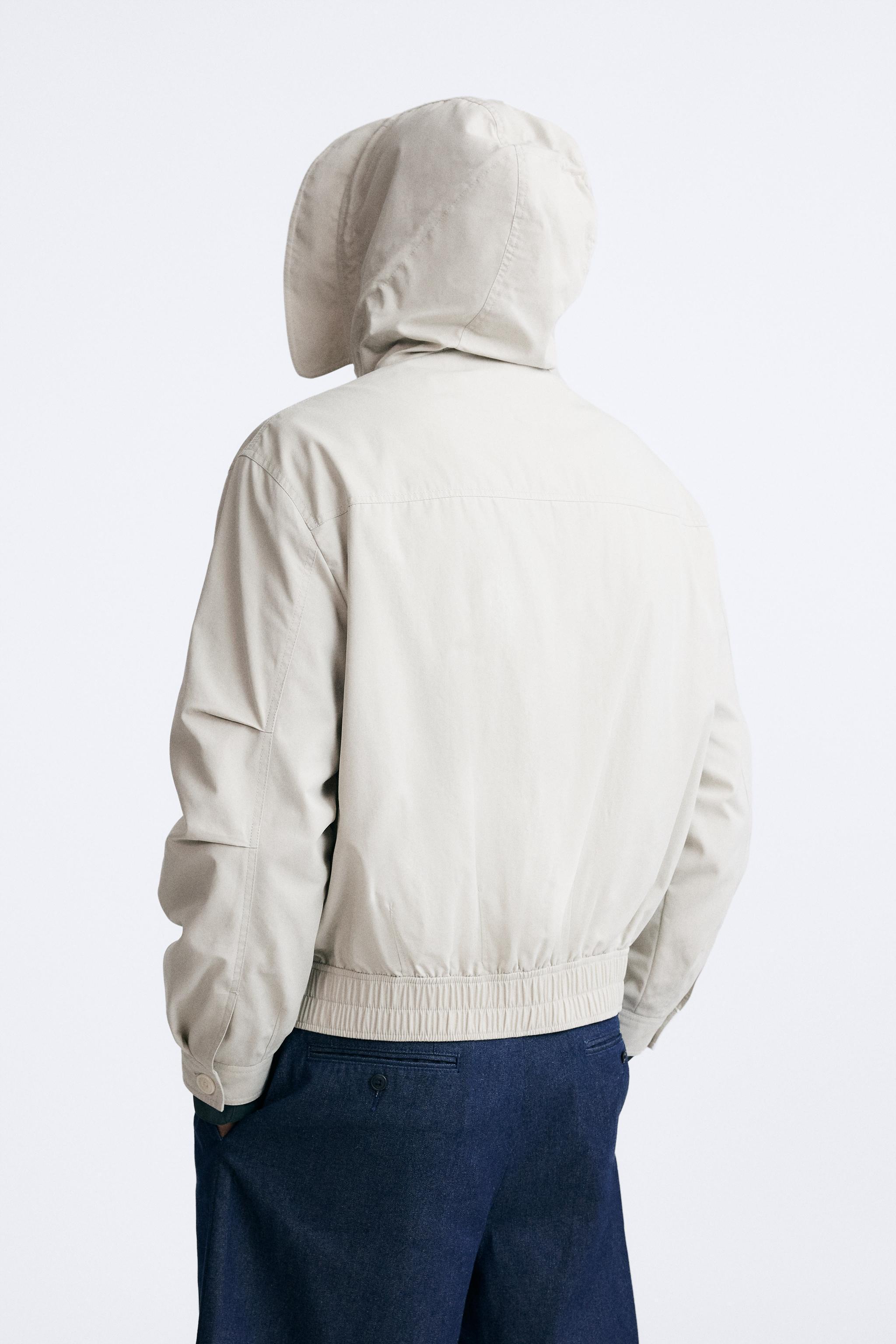 COTTON JACKET WITH HOOD Product Image