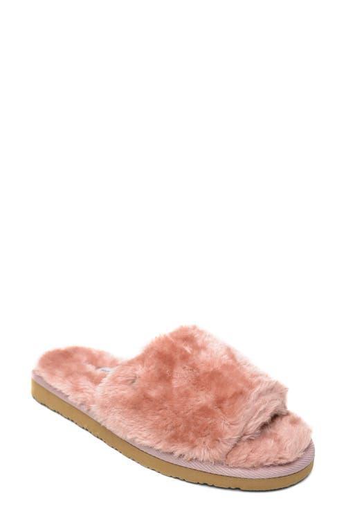 Minnetonka Faux Fur Slide Slipper Product Image