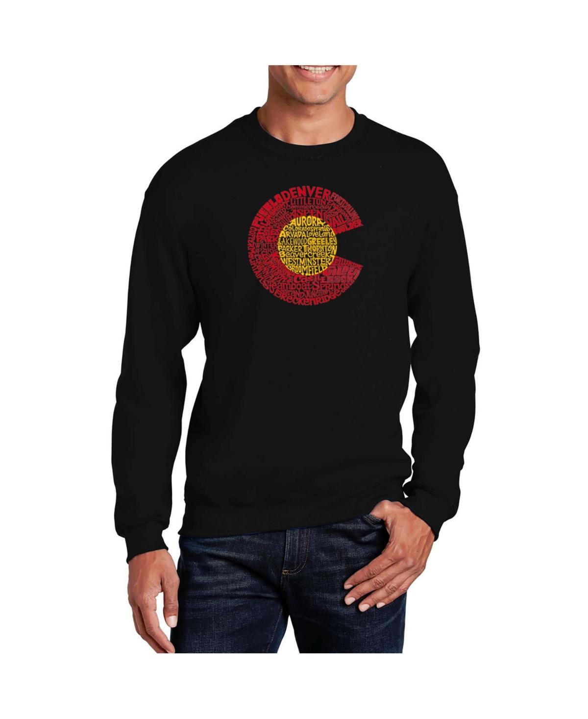 La Pop Art Mens Word Art Countries In Africa Crewneck Sweatshirt Product Image