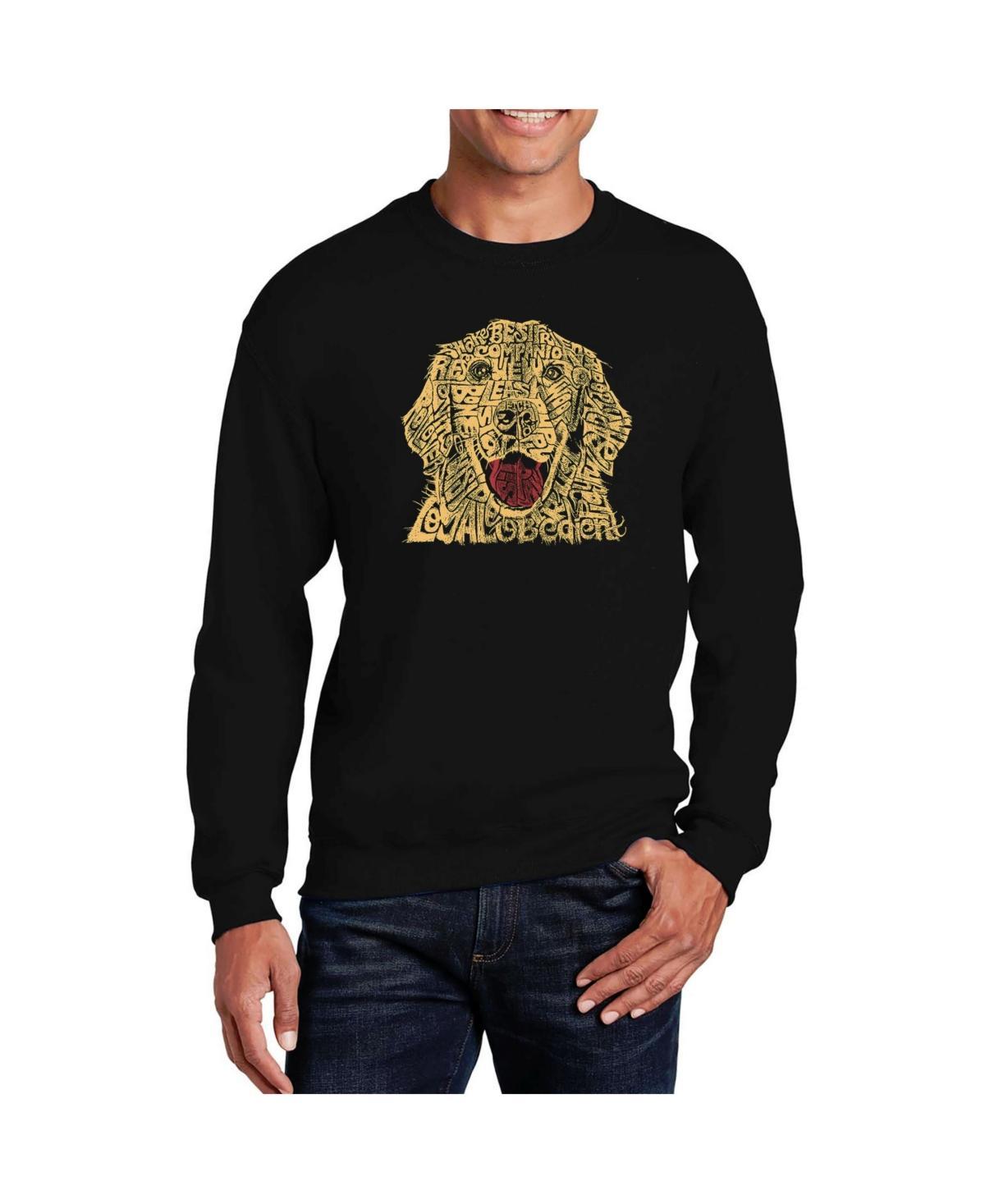 La Pop Art Mens Word Art Cities Along The Legendary Route 66 Crewneck Sweatshirt Product Image