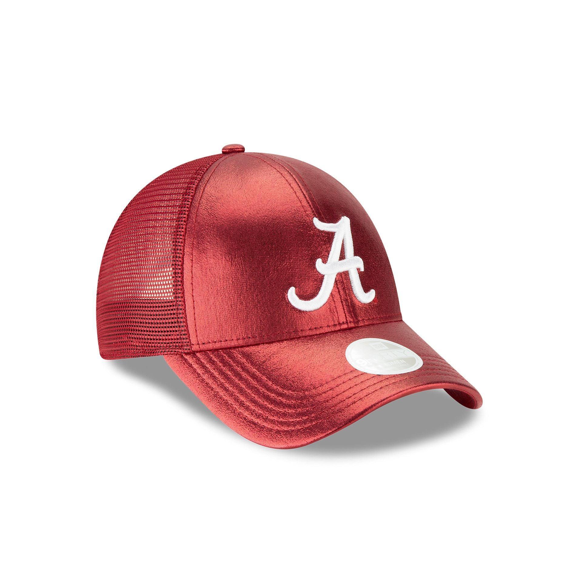 Alabama Crimson Tide Women's Holographic 9FORTY Trucker Hat Female Product Image