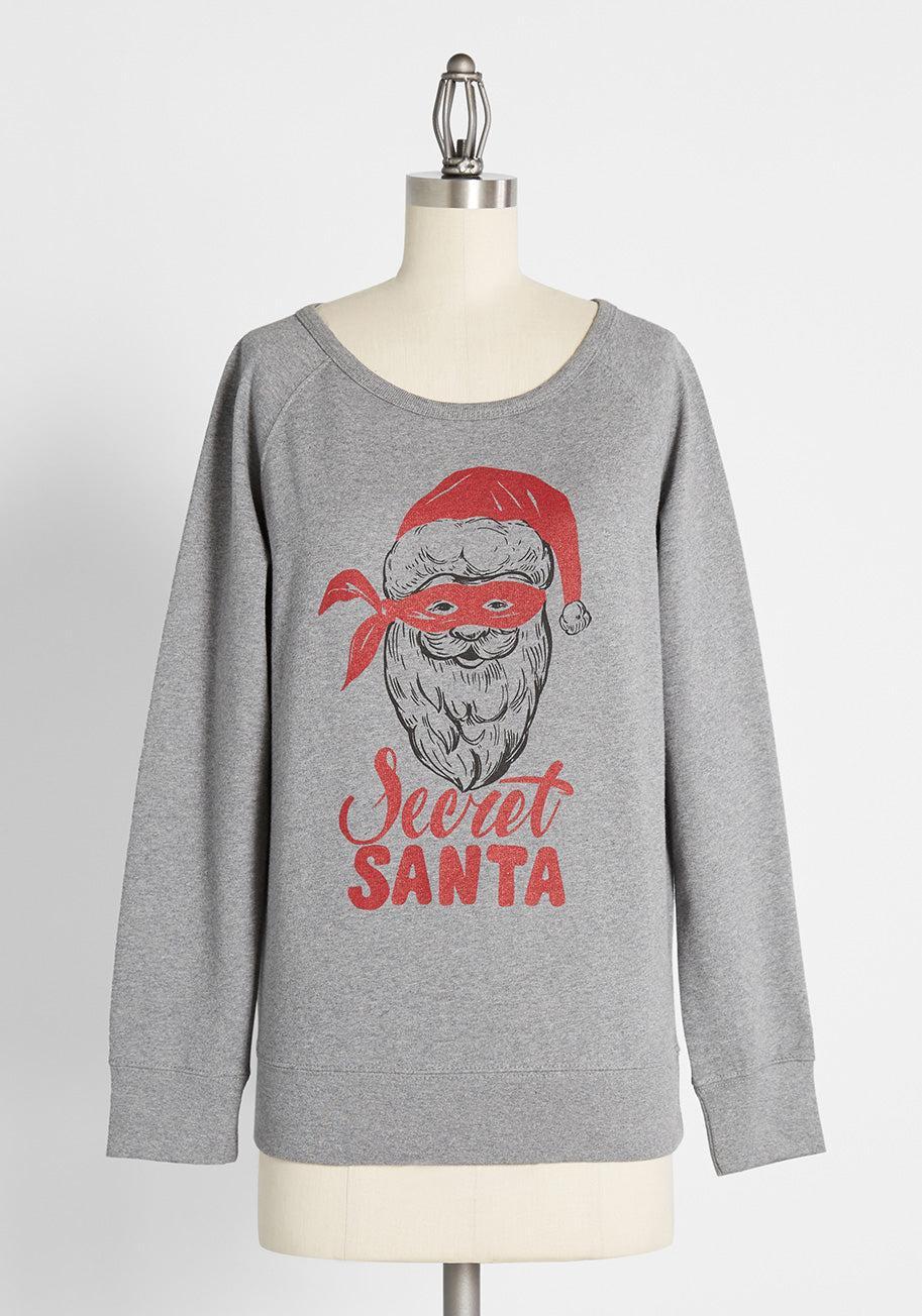 Christmas Confidential Graphic Sweatshirt Product Image