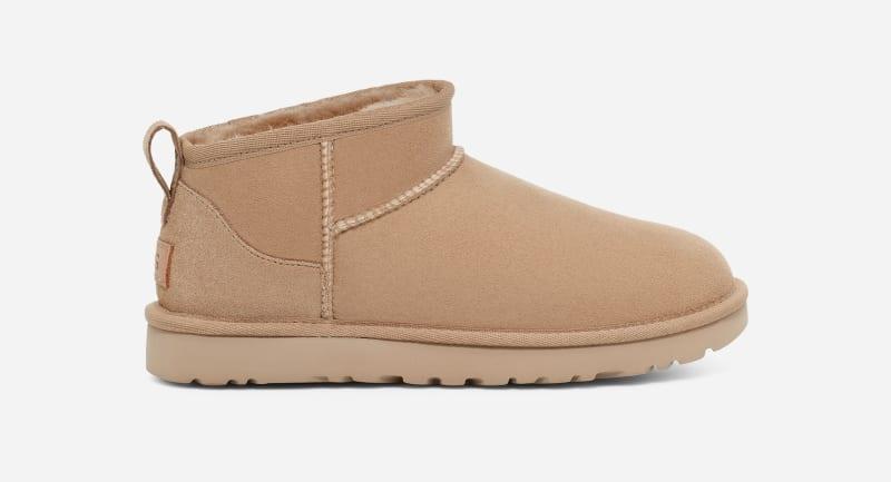 UGG Classic Ultra Mini Boot in Beige Product Image