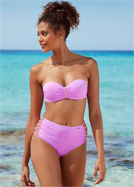 Strappy Side Bikini Bottom Product Image