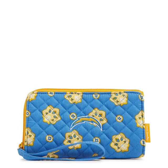 Vera Bradley NFL RFID Front Zip Wristlet Women in Los Angeles Chargers Bandana Product Image