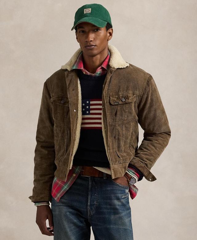 Polo Ralph Lauren Mens Fleece-Lined Corduroy Trucker Jacket Product Image