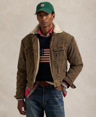 Polo Ralph Lauren Mens Fleece-Lined Corduroy Trucker Jacket Product Image