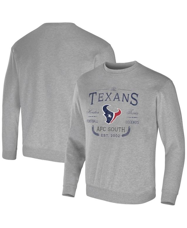 Mens Nfl x Darius Rucker Collection by Fanatics Heather Gray Houston Texans Pullover Sweatshirt Product Image