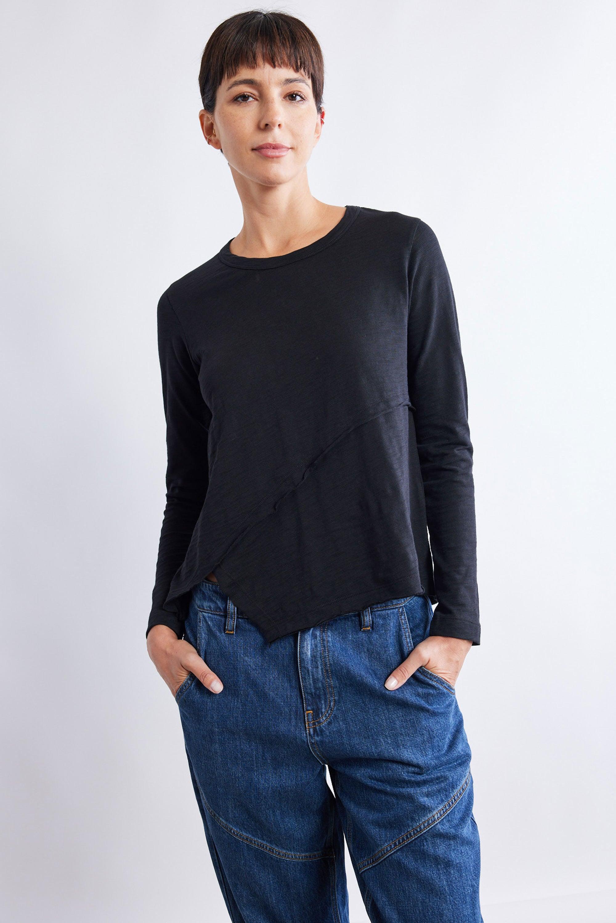 Inner Glow Asymmetric Long Sleeve Top Product Image