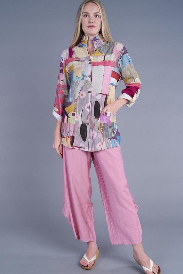 Pink Abstract Shirt Product Image