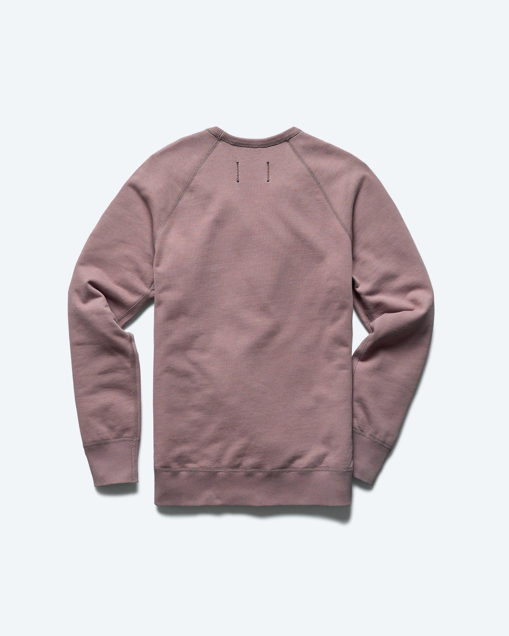 0984. Herringbone Terry Crewneck - Crimson Red Product Image