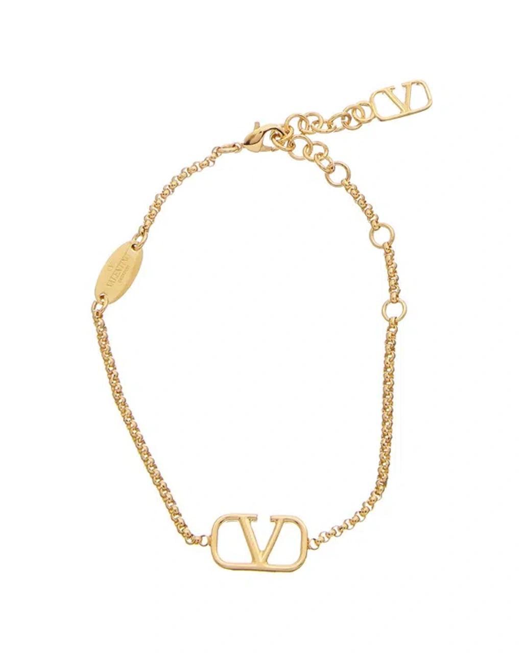 Valentino Vlogo Signature Bracelet In Gold Product Image