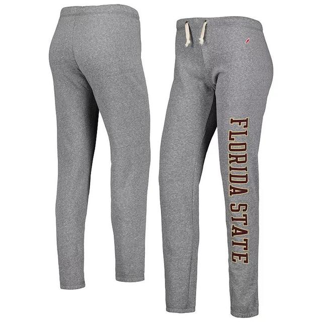 Womens League Collegiate Wear Heather Gray Florida State Seminoles Victory Springs Tri-Blend Jogger Pants Product Image