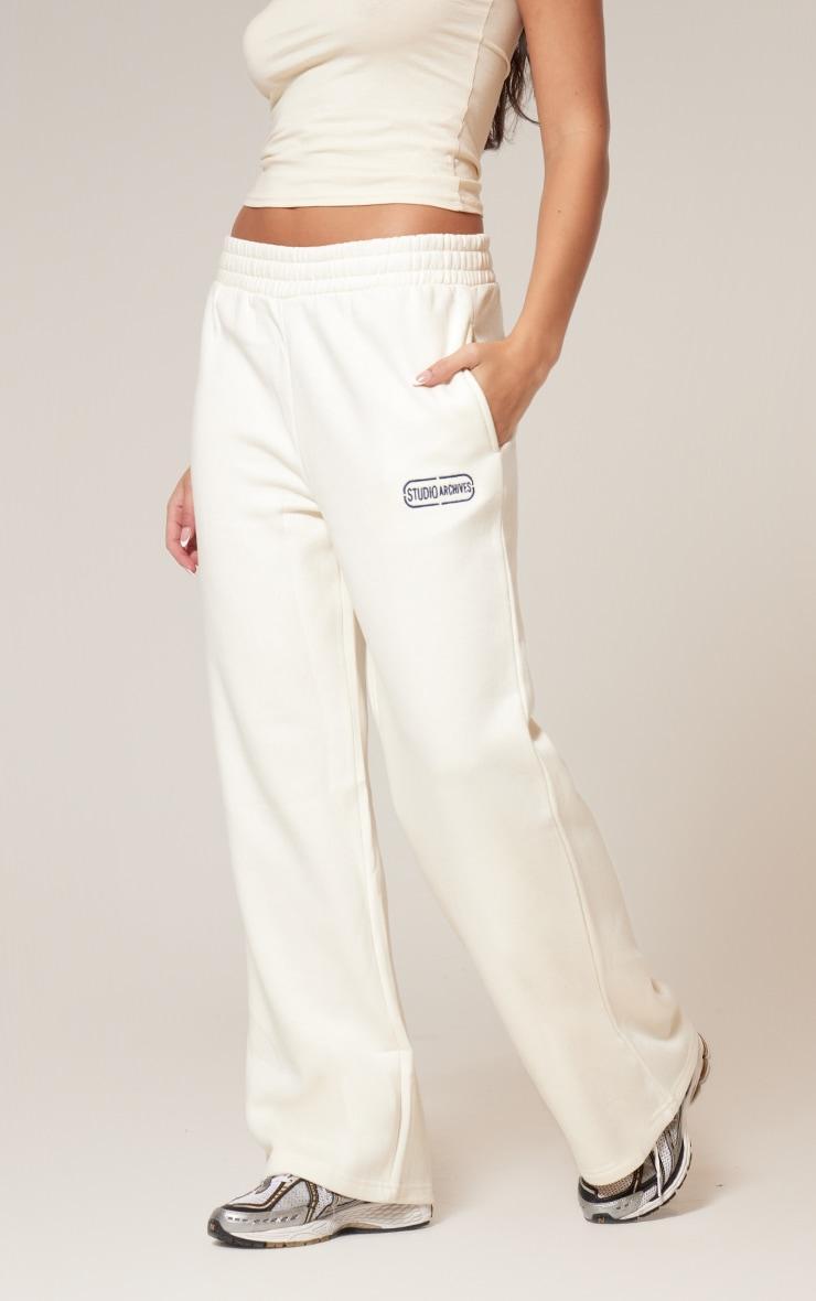 Vanilla Studio Archive Embroidered Wide Leg Joggers Product Image