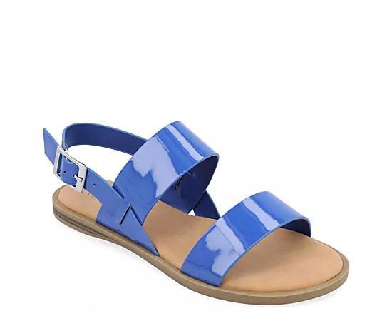 Journee Collection Womens Lavine Wide Flat Sandal Product Image