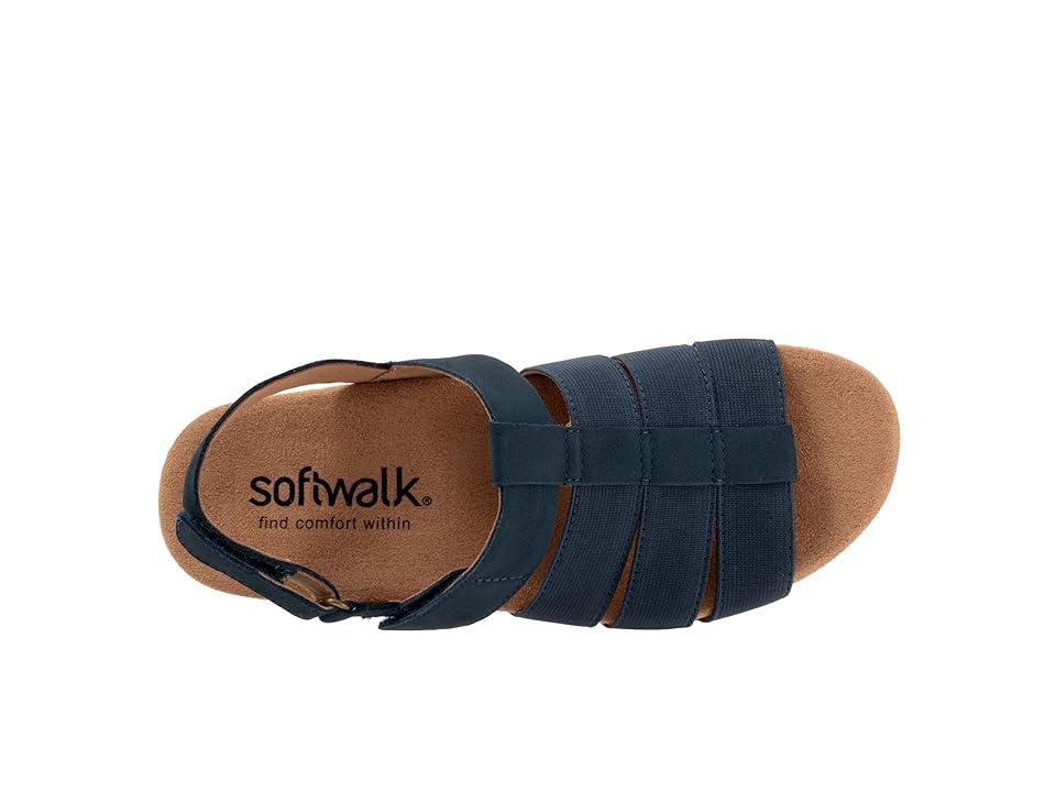 SoftWalk Burnaby (Navy Nubuck) Women's Sandals Product Image