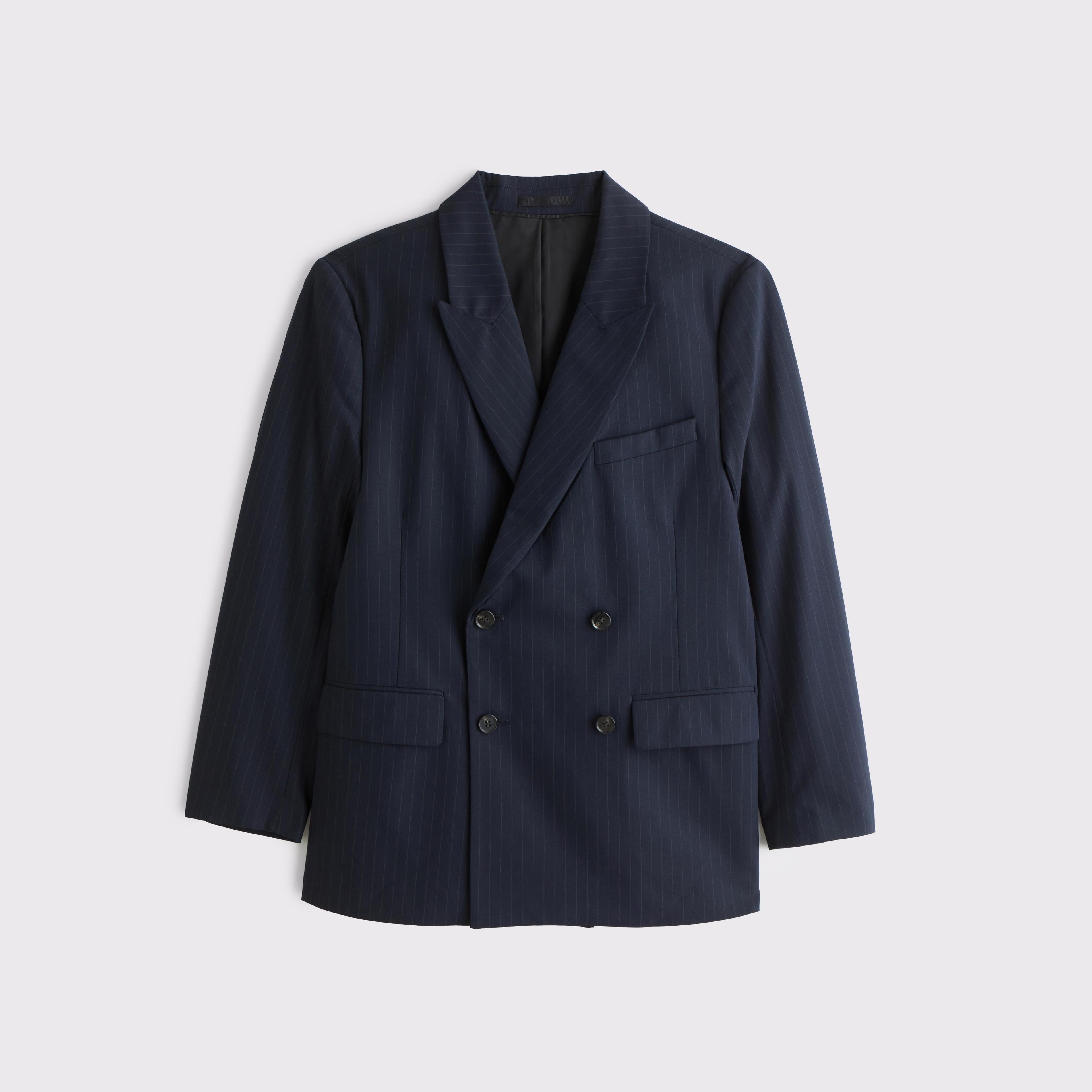 The A&F Collins Tailored Double-Breasted Blazer Product Image