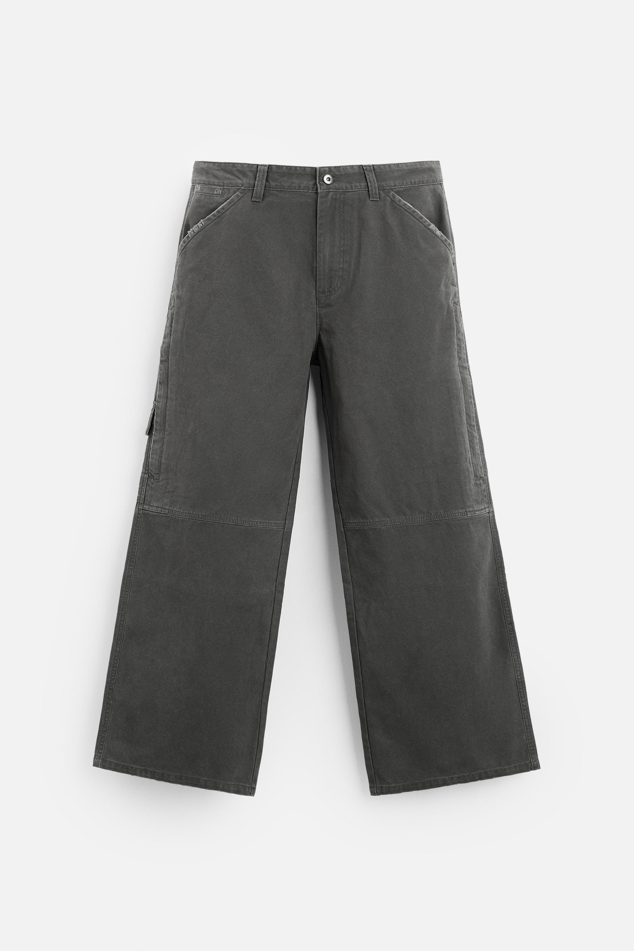 RELAXED FIT WASHED PANTS Product Image