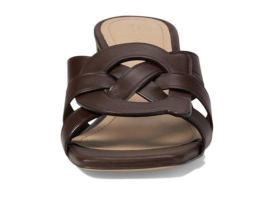 COACH Nikki Leather Sandal (Maple) Women's Sandals Product Image