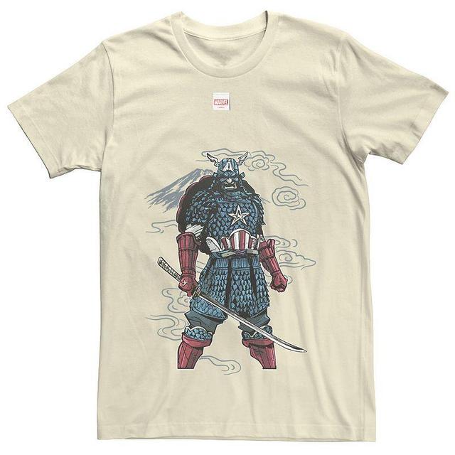 Mens Marvel Captain America Mountain Samurai Graphic Tee Product Image