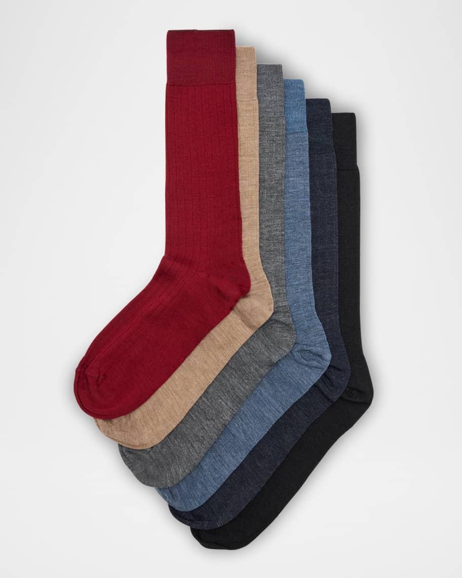 Men's Holiday Box 6-Pack Crew Socks Product Image