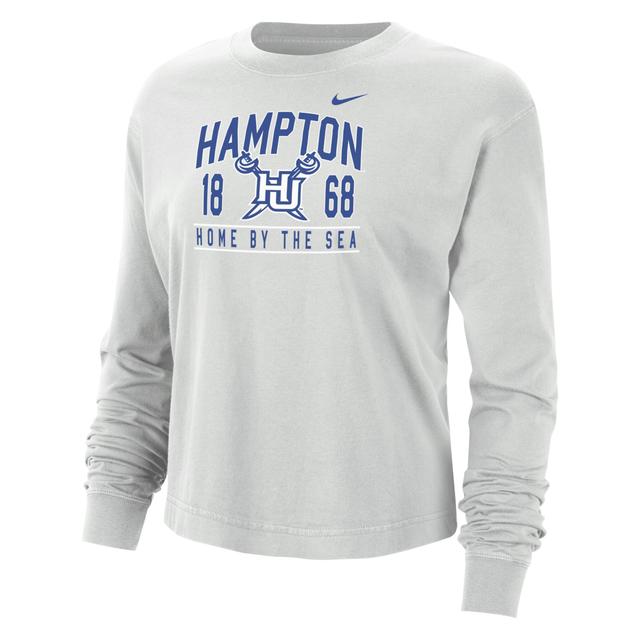 Hampton Nike Women's College Boxy Long-Sleeve T-Shirt Product Image