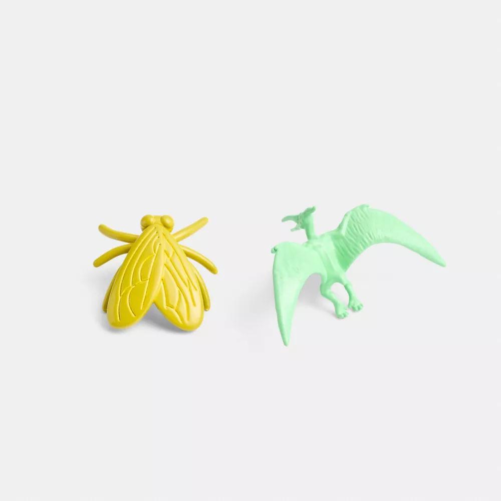 Fly Dinosaur Mismatch Brooch Set Product Image