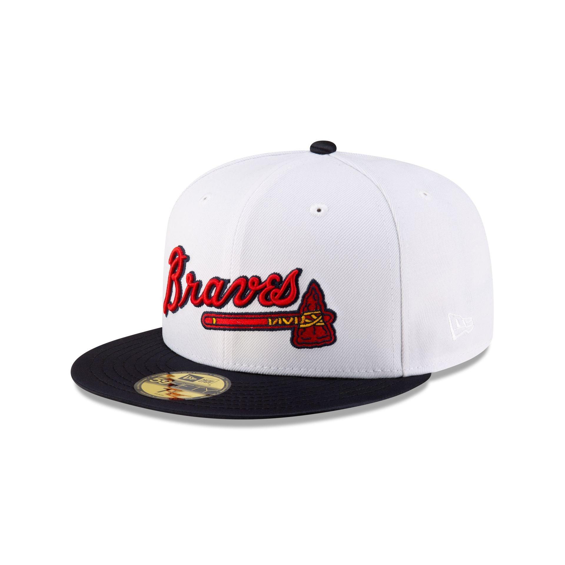 Just Caps Hall of Fame Atlanta Braves 59FIFTY Fitted Hat Male Product Image