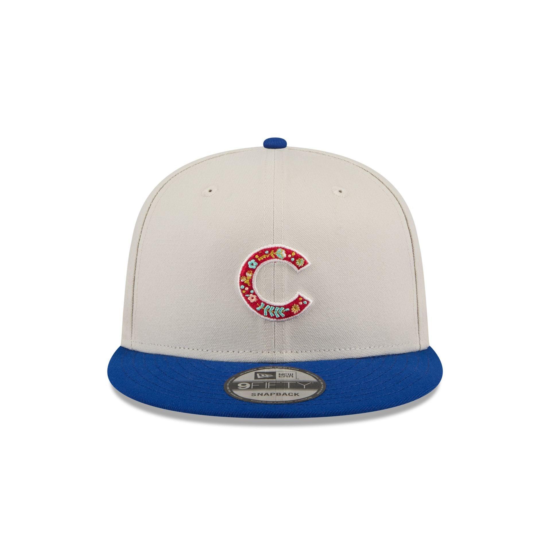 Chicago Cubs Floral Fill 9FIFTY Snapback Hat Male Product Image