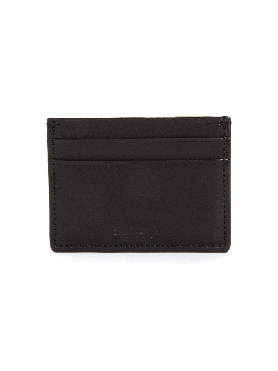 Shinola Slim Bifold Leather Wallet Product Image