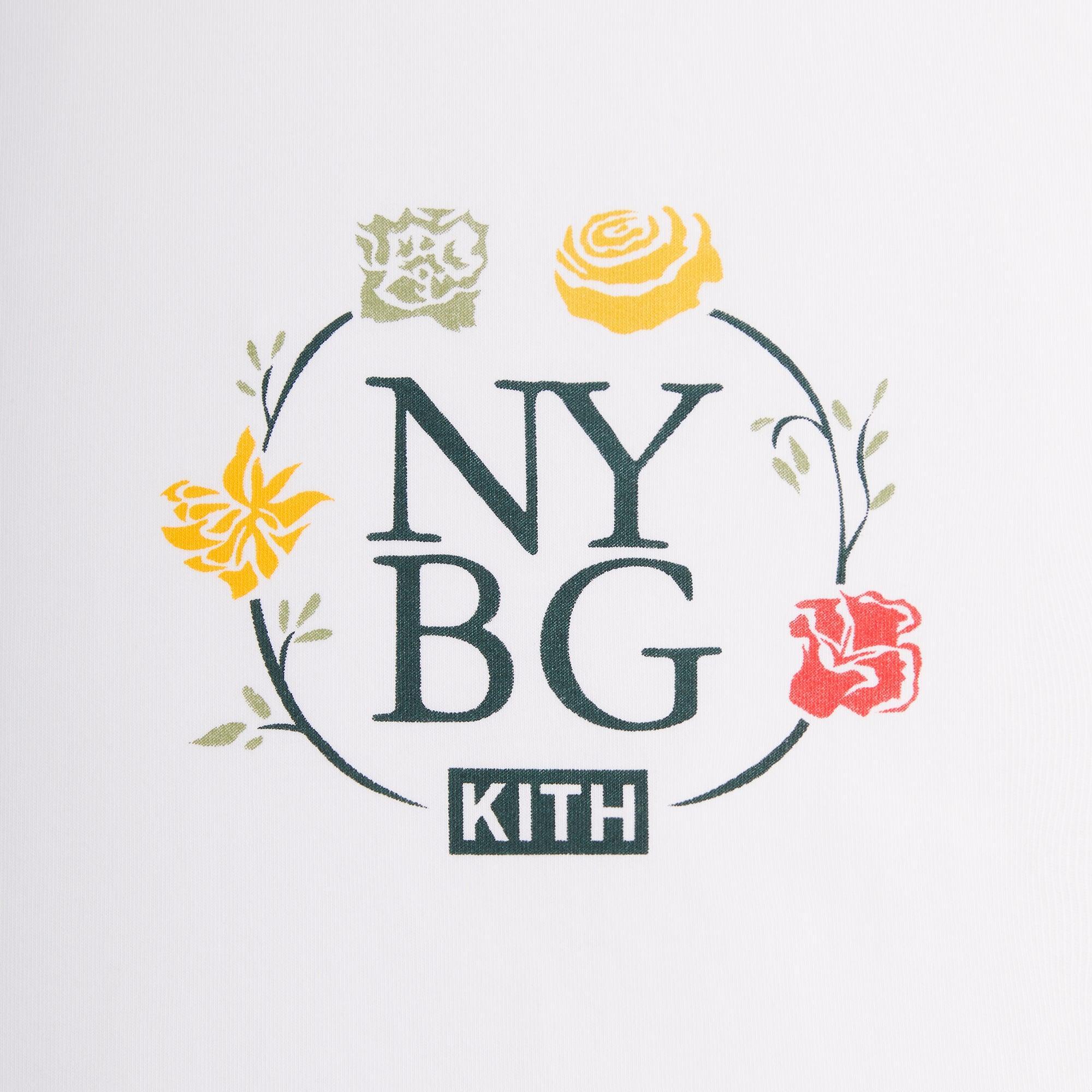 Kith for New York Botanical Garden Logo Vintage Tee - White Male Product Image