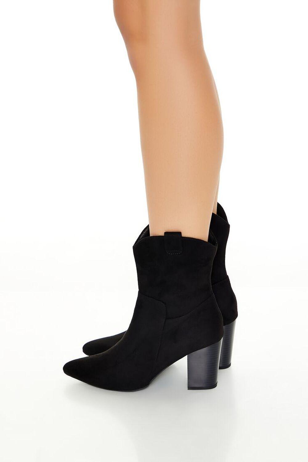 Faux Suede Cowboy Booties | Forever 21 Product Image